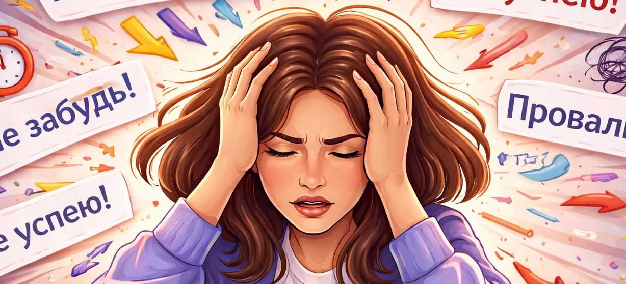 Насколько сильно вы перегружаете себя потоком мыслей