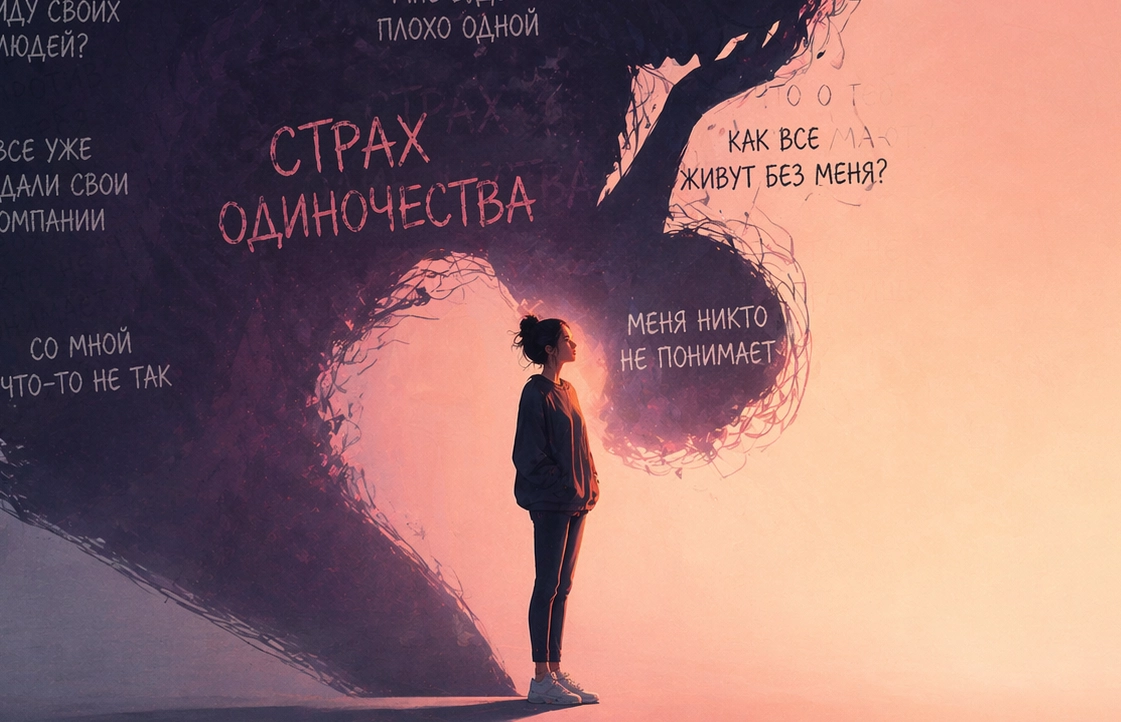 Вы боитесь одиночества или просто не привыкли быть одной