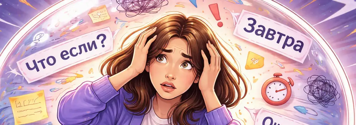 Вы слишком много думаете или это тревога Как остановить поток мыслей